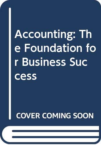 accounting the foundation for business success 5th edition solomon, lanny m., walther, larry m., vargo,