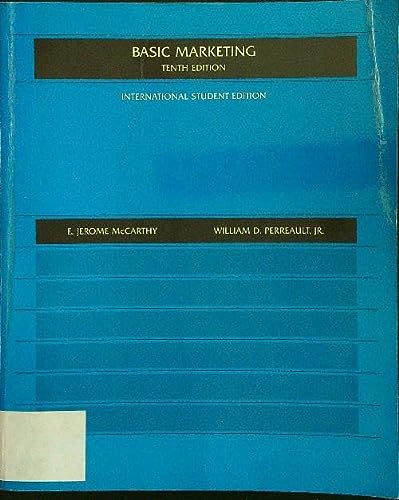 basic marketing a managerial approach 10th edition mccarthy, e. jerome 0256083983, 9780256083989