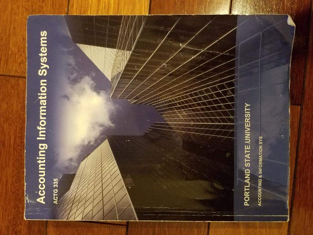 accounting information systems actg 335  vernon j. richardson, c. janie chang, rod smith 1307115705,