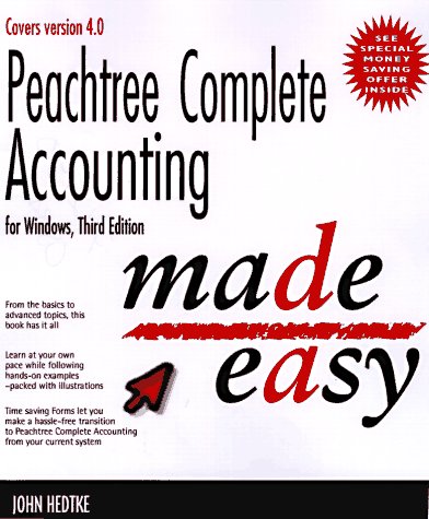 peachtree  accounting for windows made easy 3rd edition john v. hedtke, stephen k. peachtree accounting made