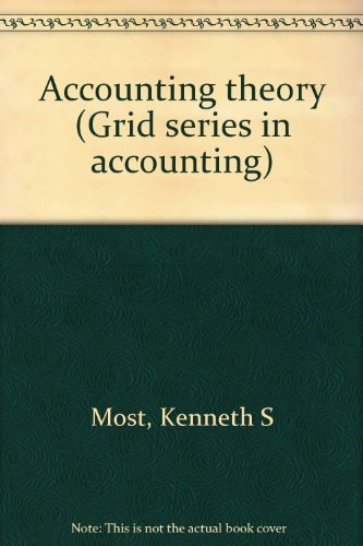 accounting theory 2nd edition most, kenneth s 0882442430, 9780882442433