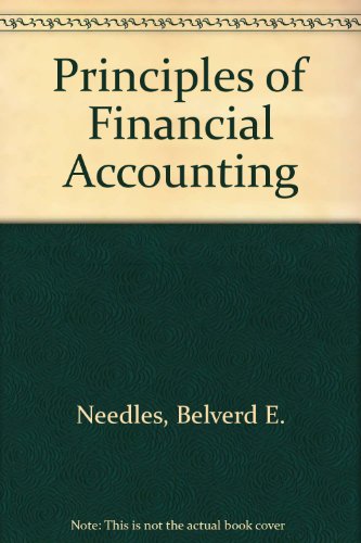 principles of financial accounting pck edition needles, belverd e. 061850804x, 9780618508044