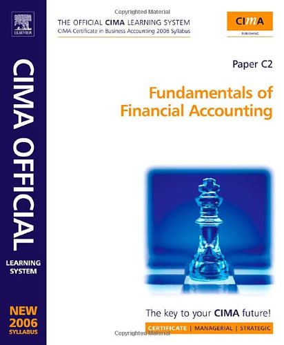 cima learning system fundamentals of financial accounting new syllabus 1st edition henry lunt 0750680334,