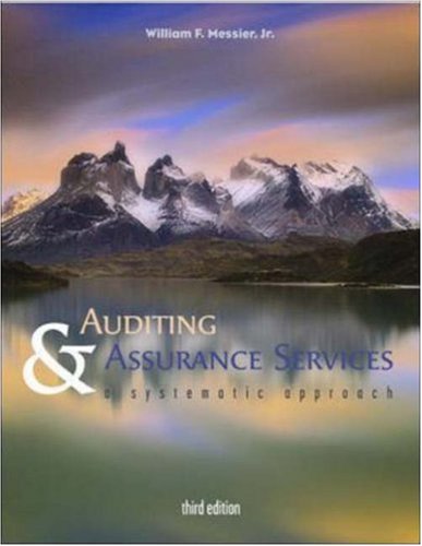 mp accounting auditing and assurance services w/ dynamic accounting profession powerweb 3rd edition messier,