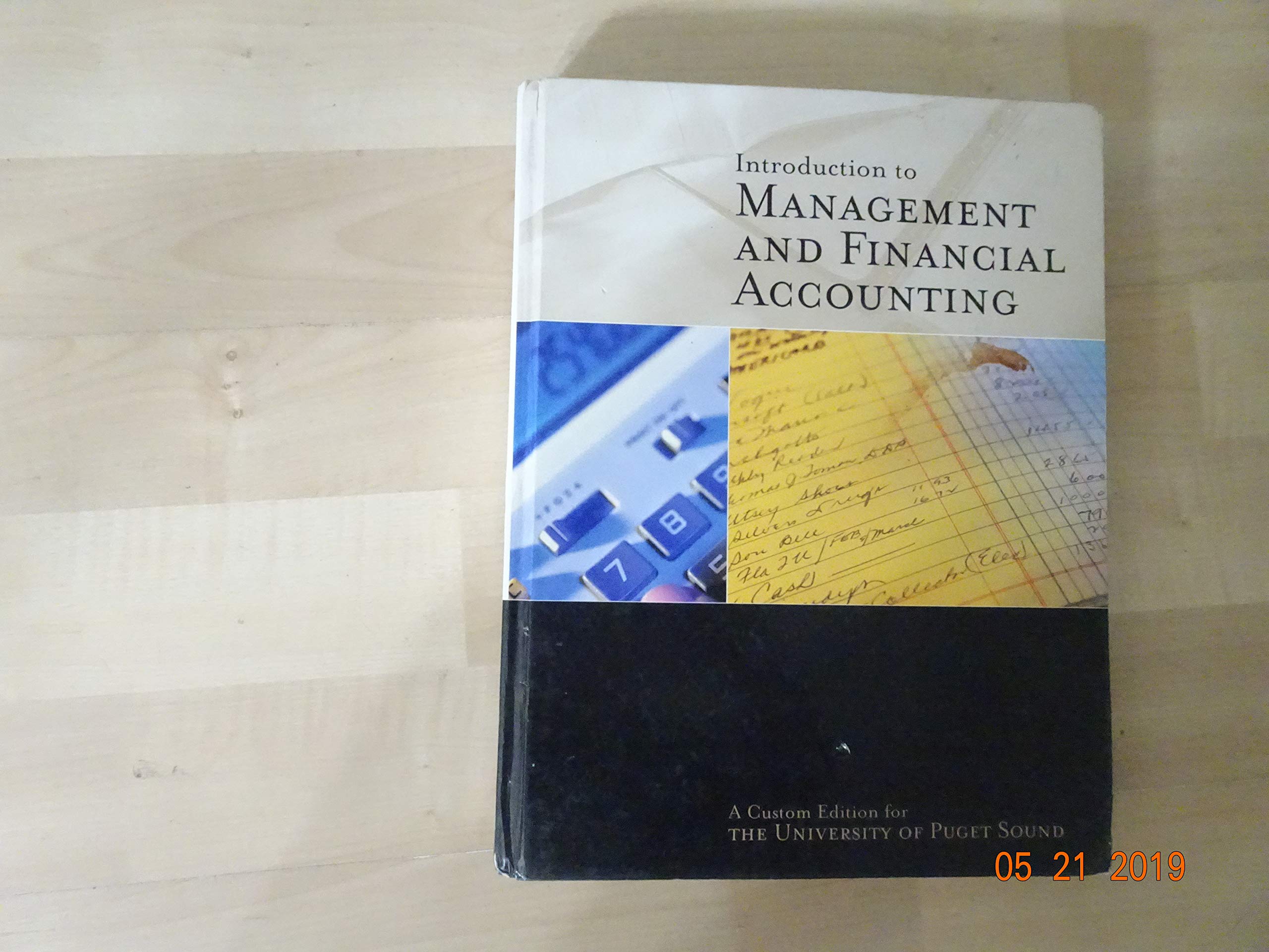 introduction to management and financial accounting a custom edition charles t horngren, gary l sundem,