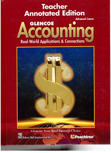 accounting advanced course teachers teachers guide edition guerrier, donald j. 007846143x, 9780078461439
