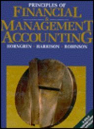 principles of financial and management accounting a sole proprietorship approach 1st edition horngren,