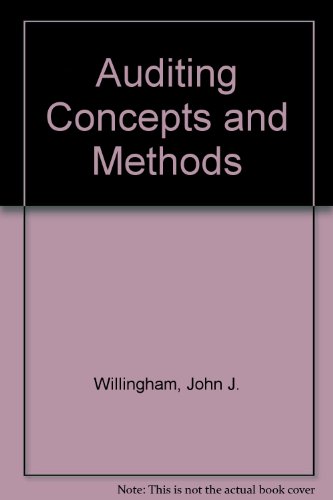 auditing concepts and methods 2nd edition willingham, john j 0070706018, 9780070706019