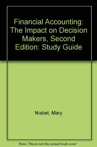 study guide financial accounting 2e 2nd edition porter 0030205190, 9780030205194