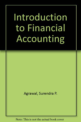 introduction to financial accounting 3rd edition agrawal, surendra p. 0873934741, 9780873934749