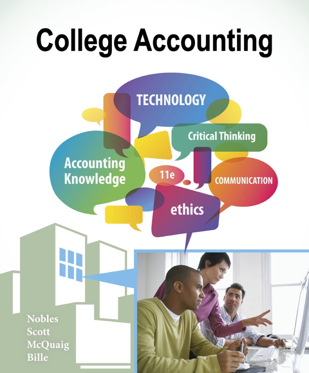 working papers with study guide chapter 13 24 for nobles/scott/mcquaig/billes college accounting 11th 11th