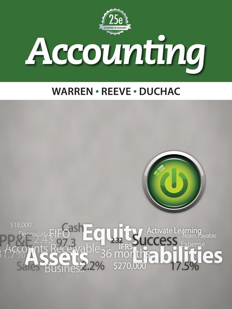 bundle accounting 25th + 2 term access code 25th edition warren, carl s., reeve, james m., duchac, jonathan