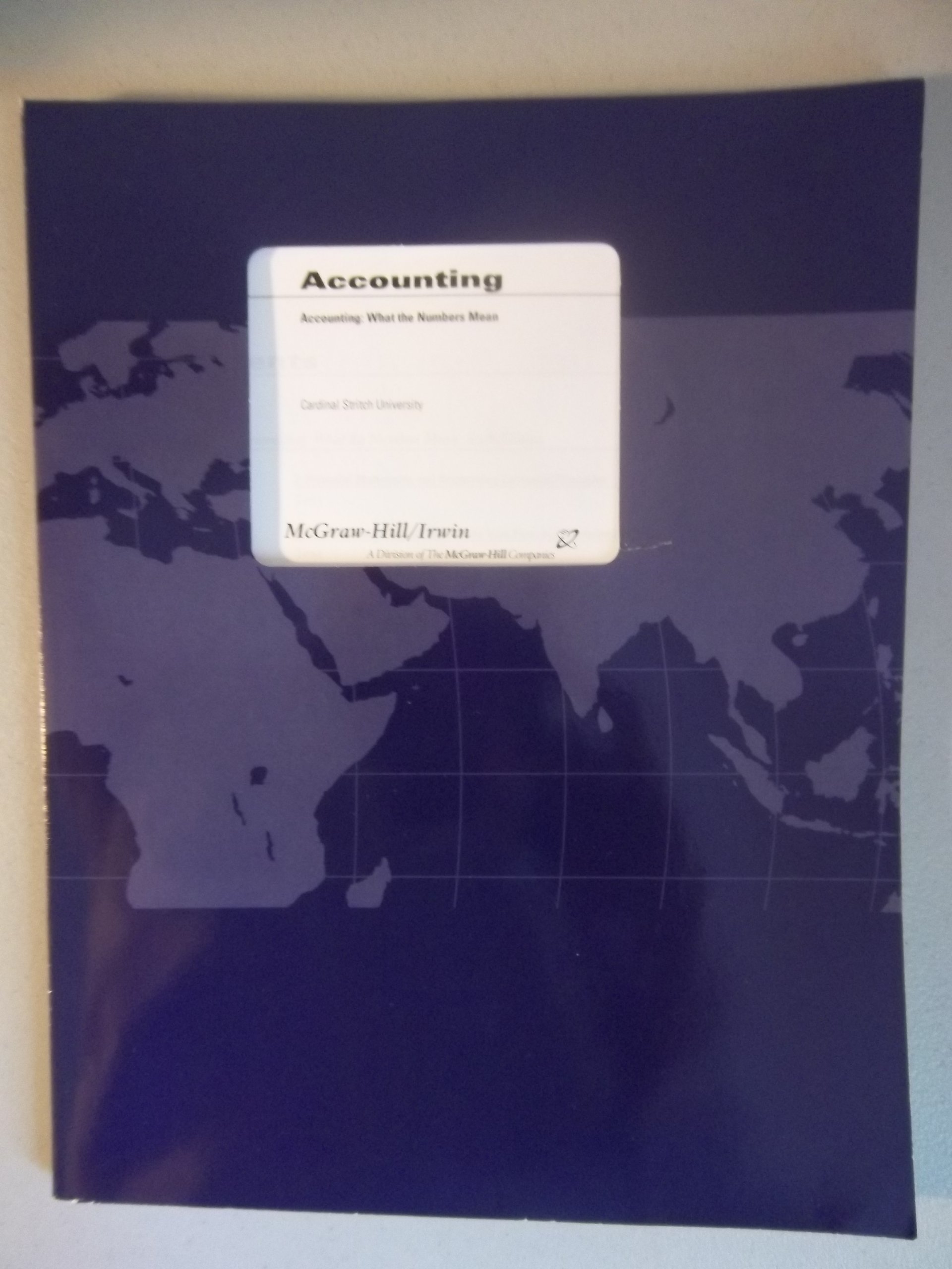 student study resource for use with accounting what the numbers mean 6th edition marshall, david, mcmanus,