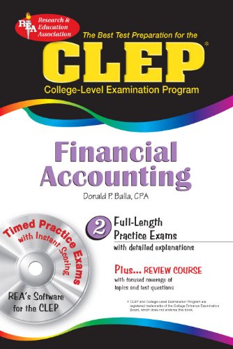 clep financial accounting w/ cd rom  balla cpa, donald, clep, accounting study guides 0738603147,