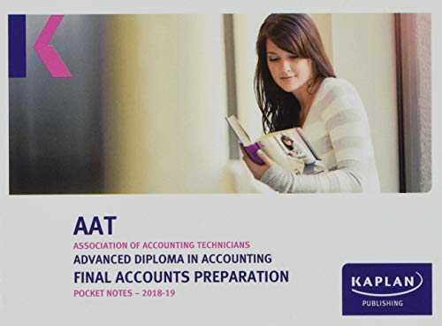 final accounts preparation pocket notes 1st edition kaplan publishing 9781787403031