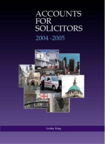 accounts for solicitors l king 1st edition l. king 9780905835662