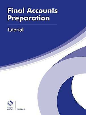 final accounts preparation tutorial  by 1st edition david cox 9781909173798