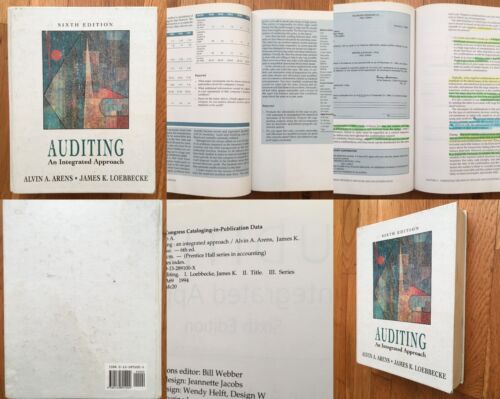 auditing an integrated approach 1st edition alvin a. arens