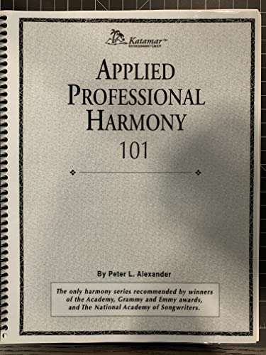 applied professional harmony 101  peter lawrence alexander 0939067153, 9780939067152