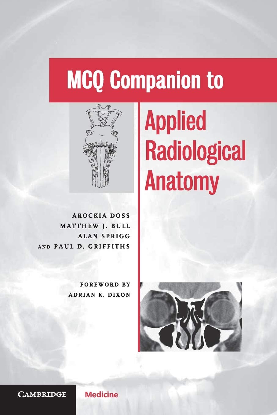 mcq companion to applied radiological anatomy 1st edition doss, arockia, bull, matthew j., sprigg, alan,