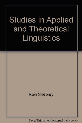 studies in applied and theoretical linguistics  ravi sheorey 9634730558, 9789634730552