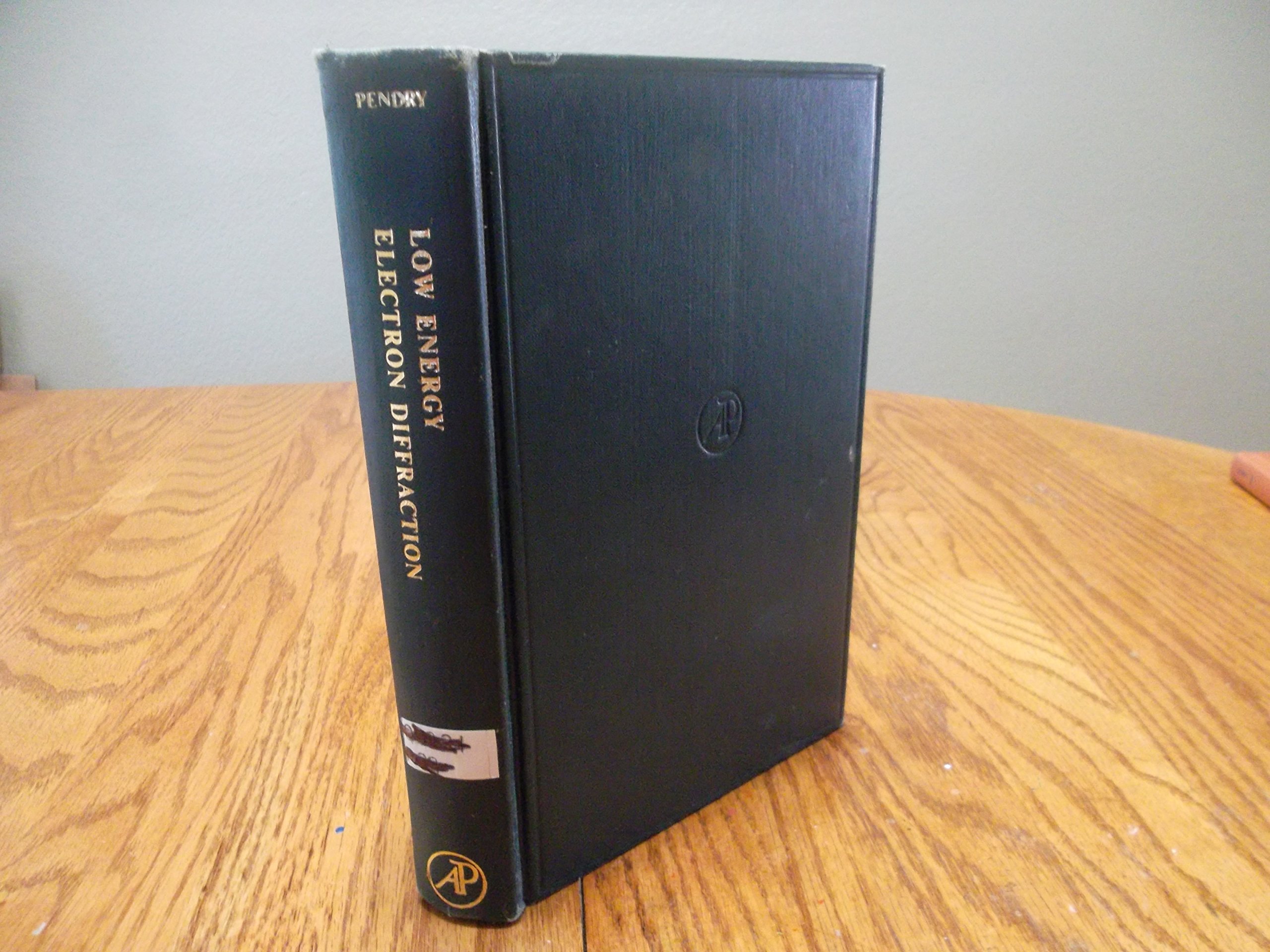 low energy electron diffraction the theory and its application to determination of surface structure  pendry,