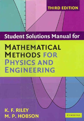 mathematical methods for physics and engineering  paperback set 3rd revised edition riley, ken f., hobson,