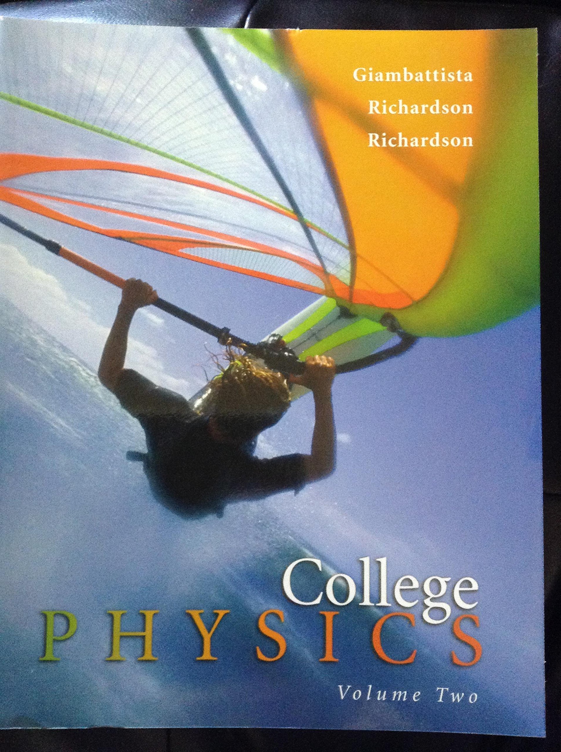 college physics volume 2 1st edition giambattista 0072537256, 9780072537253