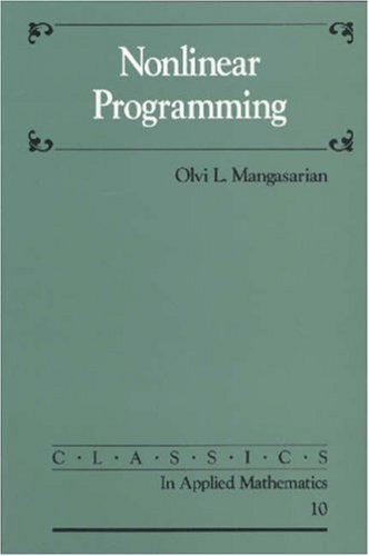 nonlinear programming  mangasarian, olvi l. 0898713412, 9780898713411