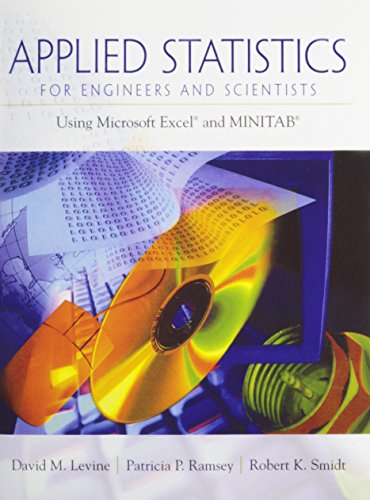 applied statistics for engineers and scientists using microsoft excel and minitab with minitab release 14 for