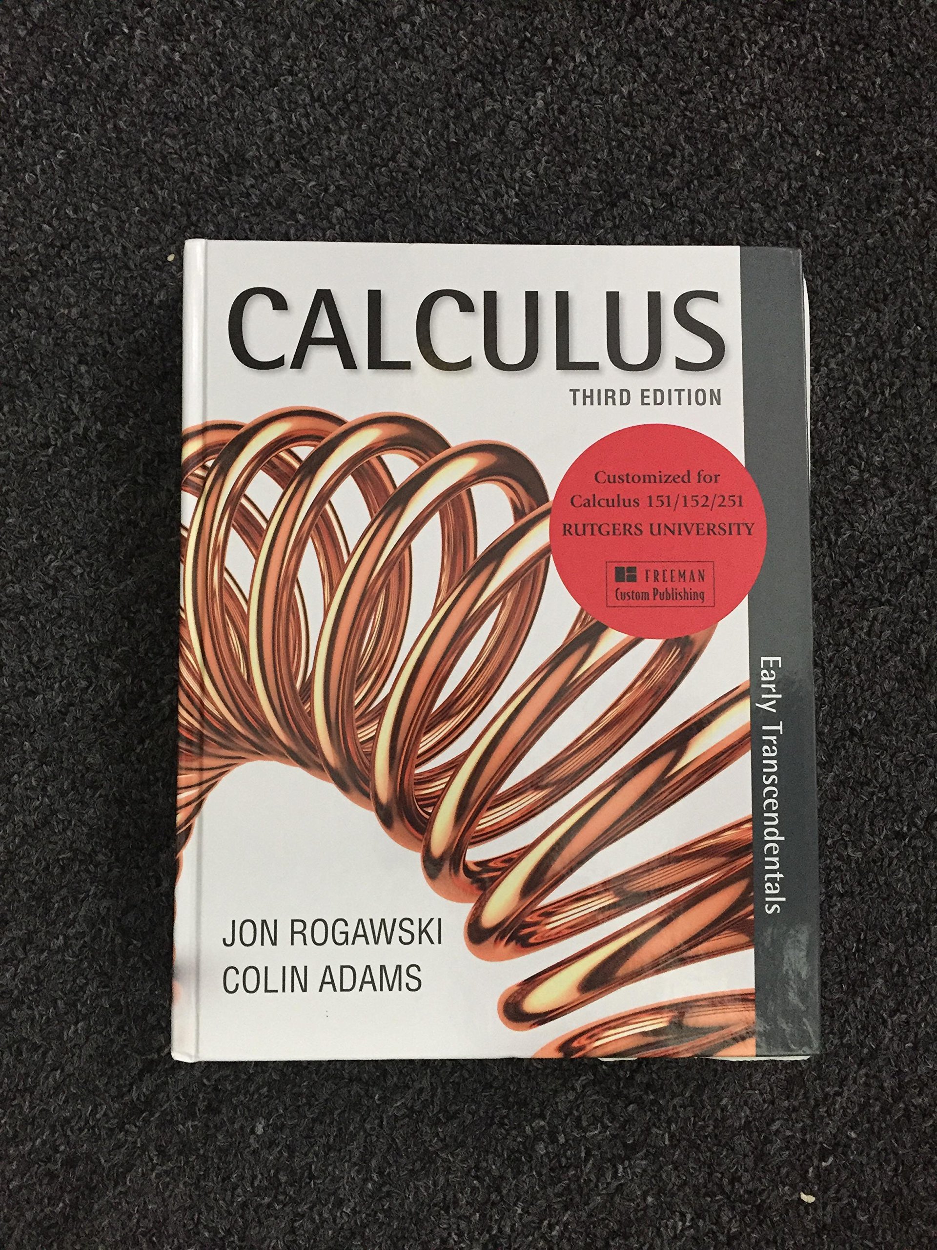 applied calculus by waner stefan costenoble steven published by brooks cole hardcover  jon rogawski, colin