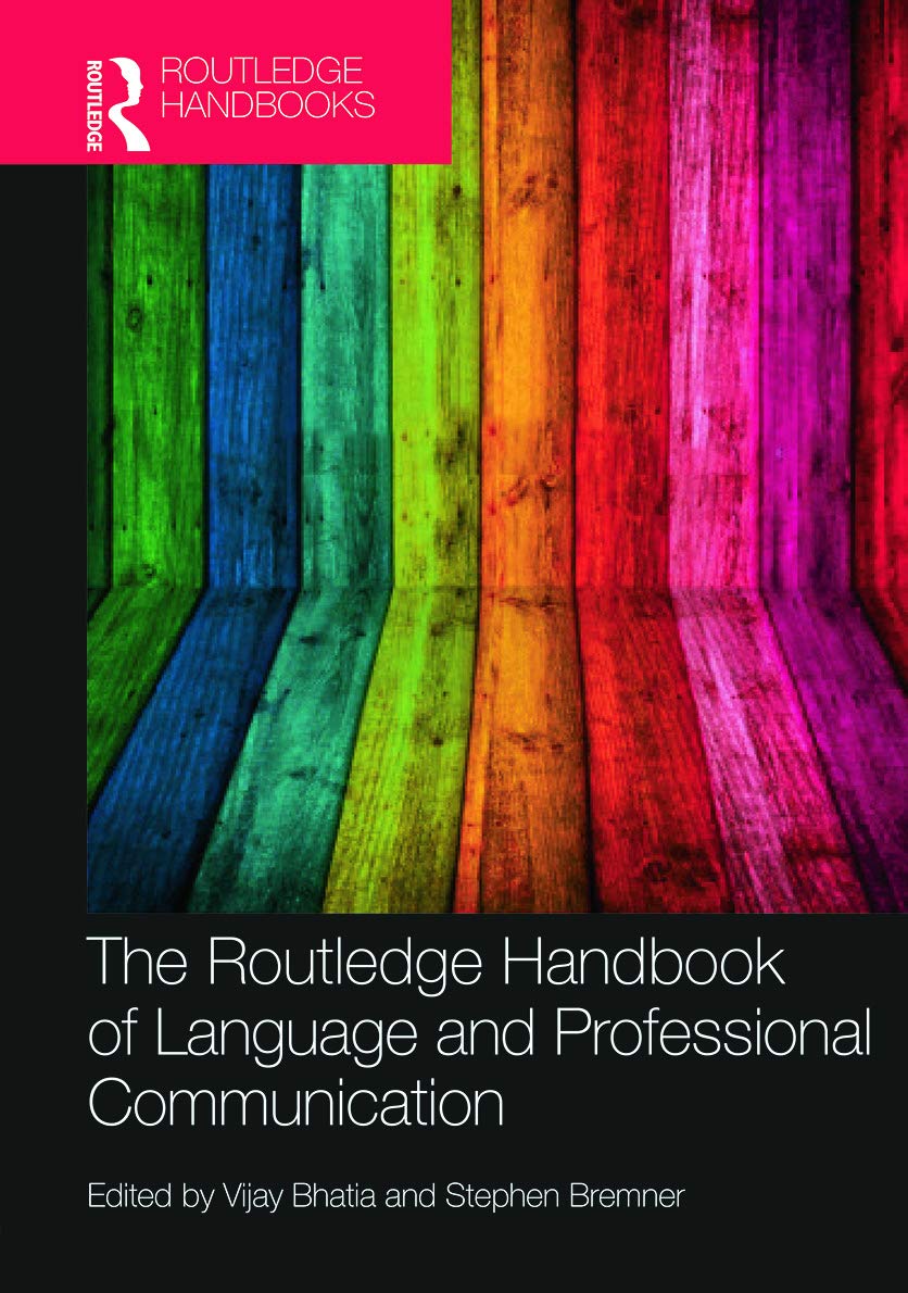 the  handbook of language and professional communication 1st edition vijay bhatia 0415676193, 9780415676199