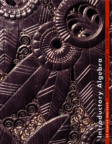 algebra an applied approach sixth edition 6th edition richard n. aufmann 0618203230, 9780618203239
