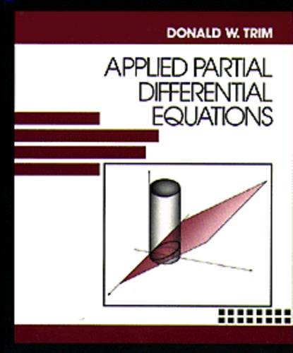 applied partial differential equations  trim, donald w. 0534921345, 9780534921347