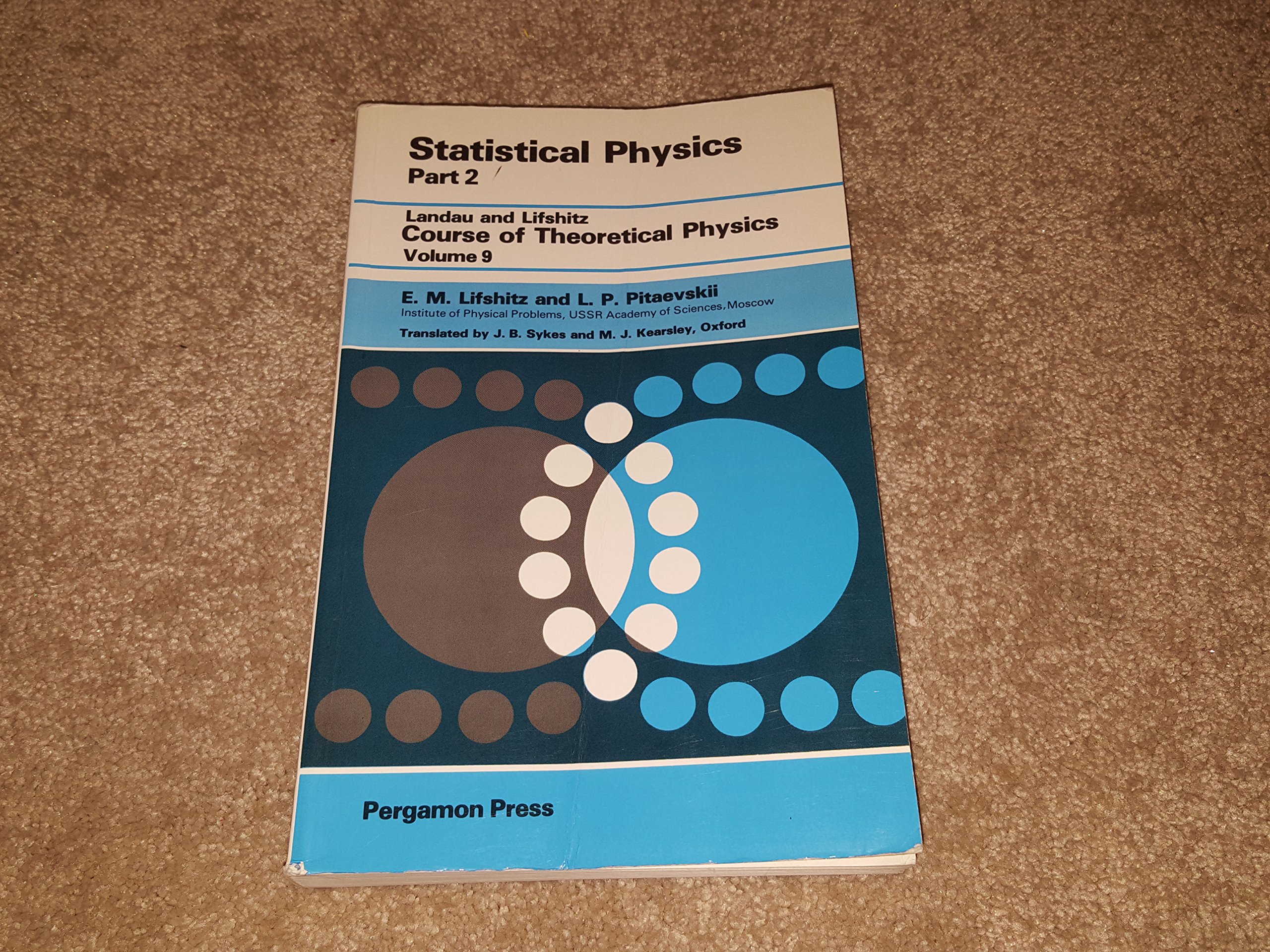 statistical physics part 2 theory of the condensed state 3rd edition e. m. lifshitz, l. p. pitaevskii