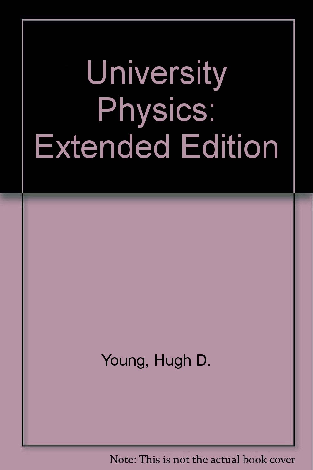 university physics extended edition 8th edition young, hugh d. 0201521962, 9780201521962