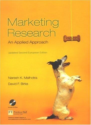 marketing research an applied approach european 2nd edition malhotra, naresh k., birks, david f. 0273695304,