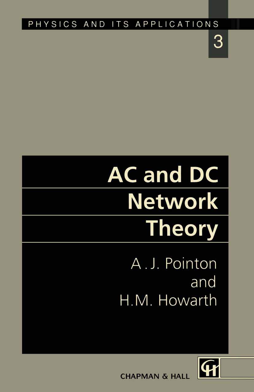 ac and dc network theory 1st edition pointon, a.j., howarth 0412383101, 9780412383106