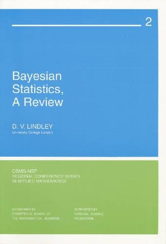 bayesian statistics a review  lindley, d. v. 0898710022, 9780898710021