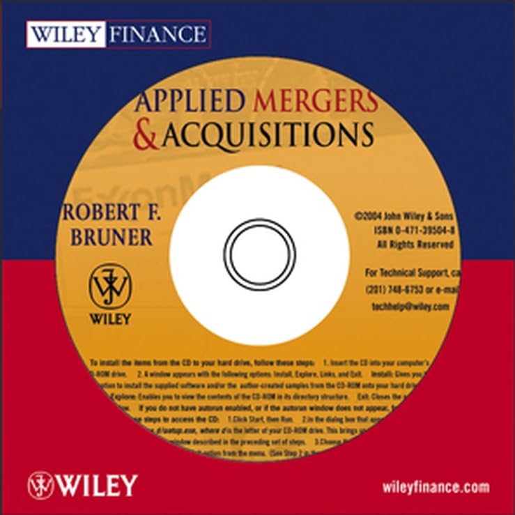 applied mergers and acquisitions cd rom  robert f. bruner 0471395048, 9780471395041
