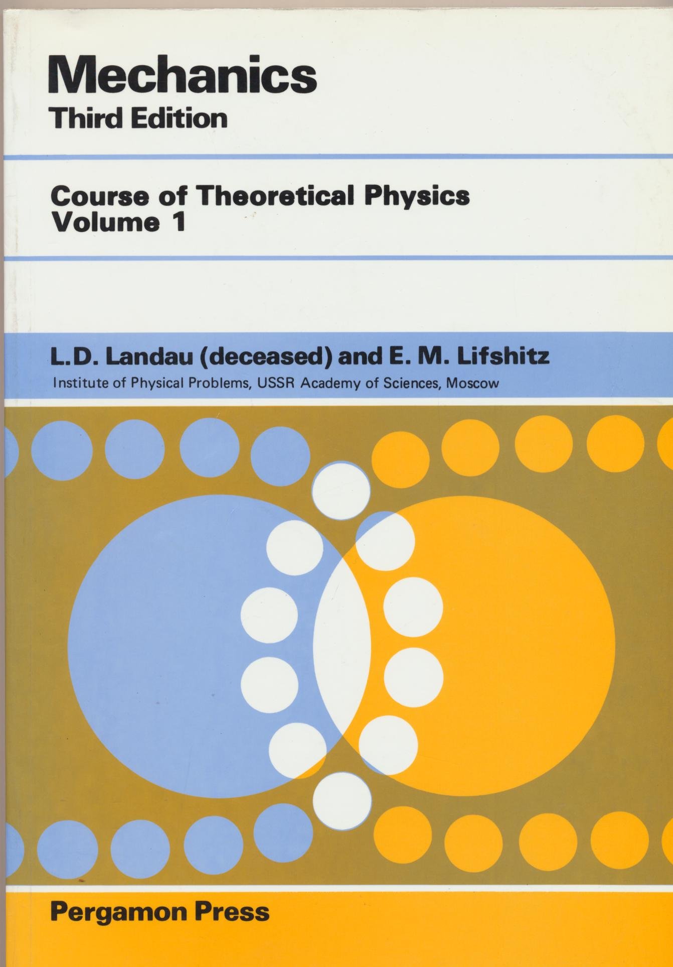 theoretical physics vol 1 mechanics 3rd edition landau, l.d., and e.m. lifshitz 0080291414, 9780080291413