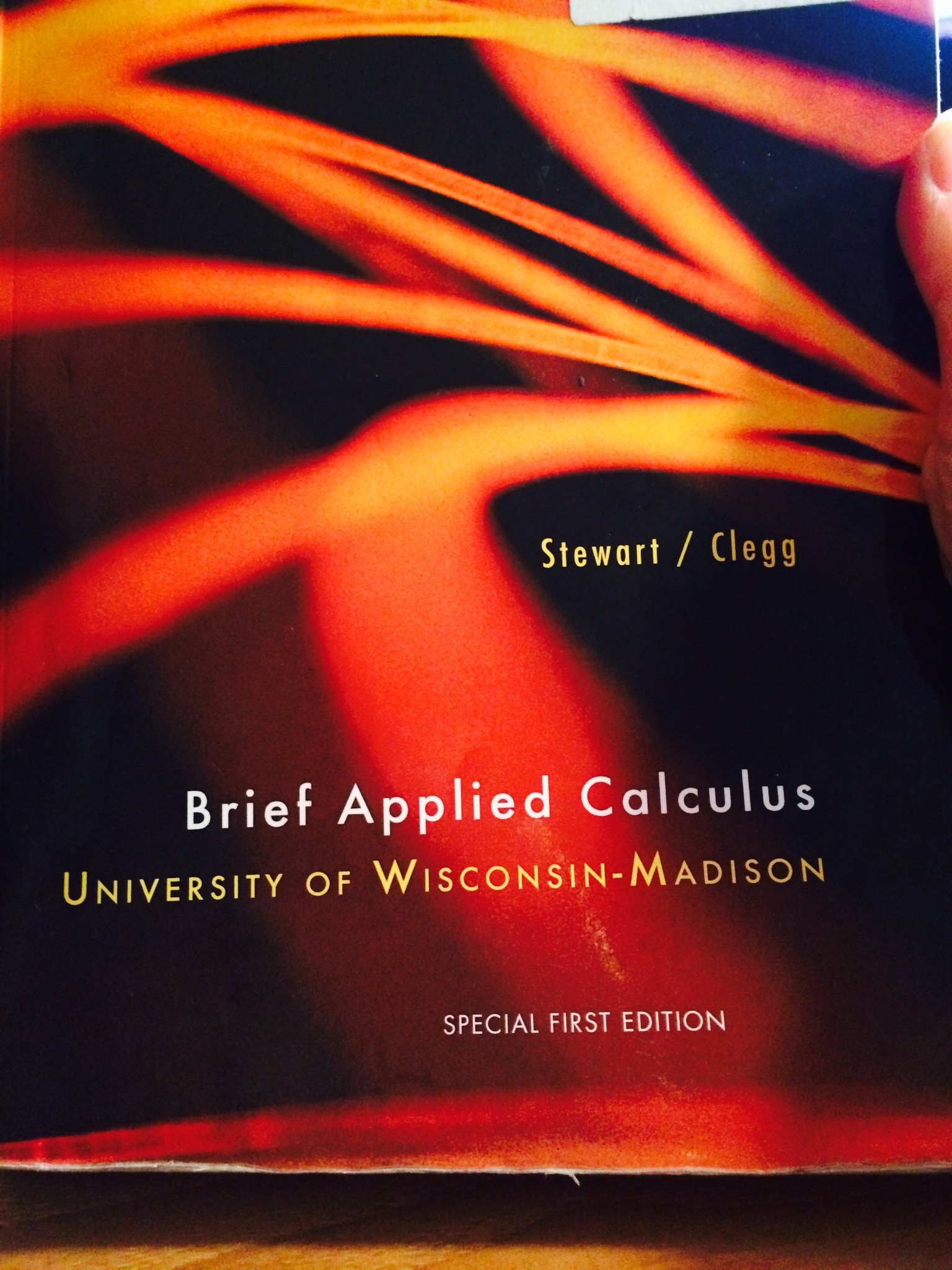 applied calculus uw madison editon special 1st edition stewart 1285106512, 9781285106519