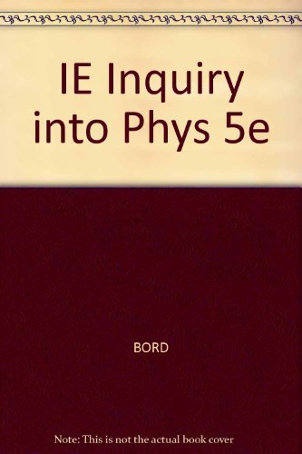 inquiry into physics teachers guide edition ostdiek, vern j., bord, donald j. 0534493300, 9780534493301