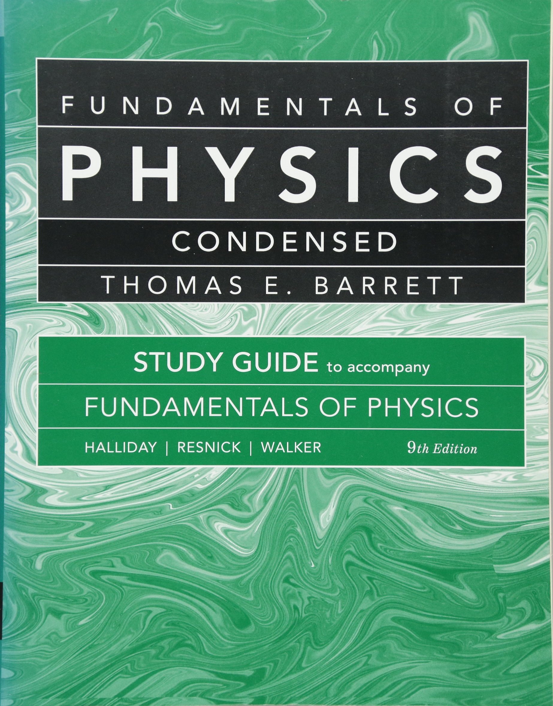 student study guide for fundamentals of physics 9th edition halliday, david, resnick, robert, walker, jearl,