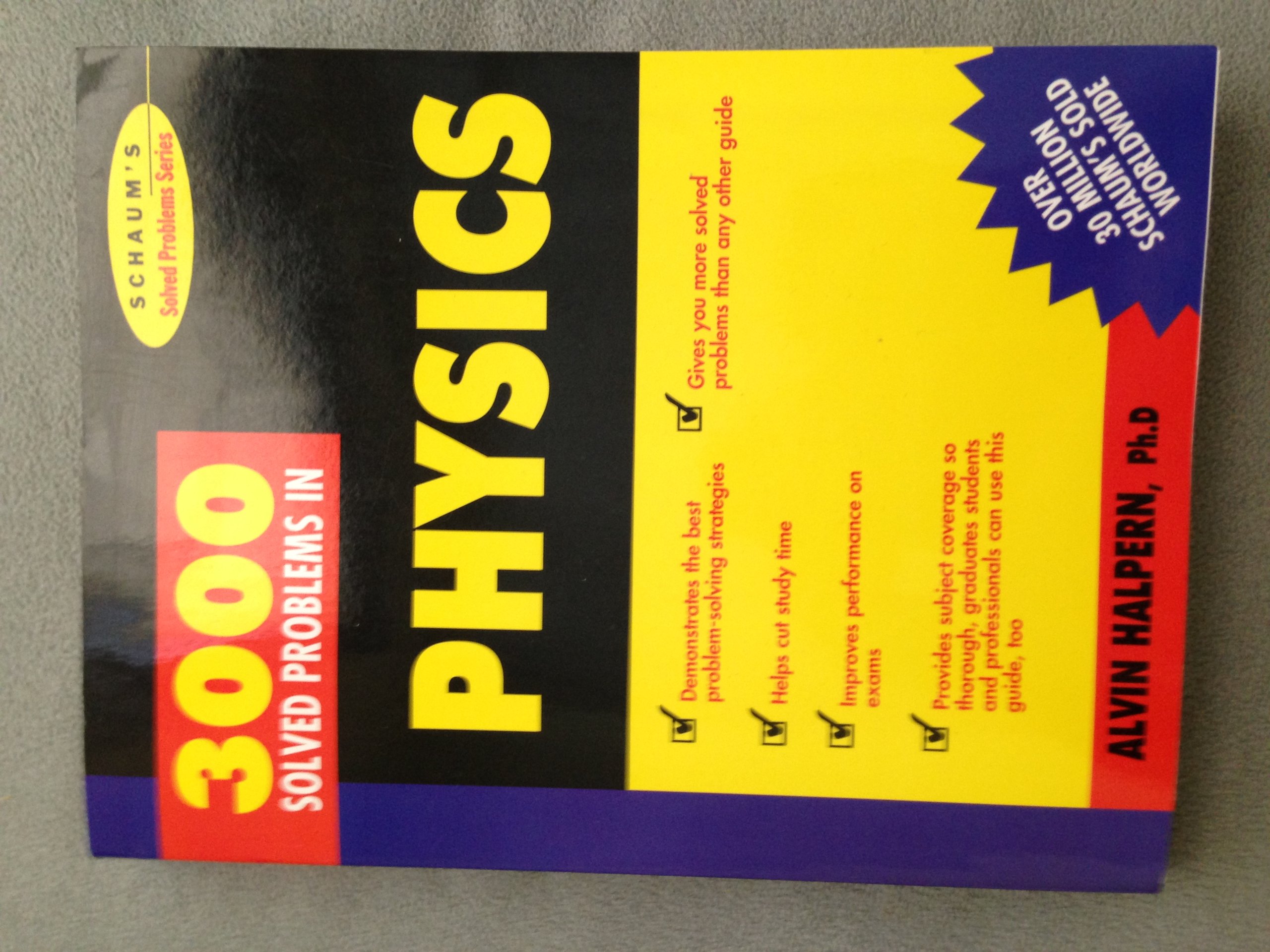 3 000 solved problems in physics 1st edition alvin halpern, halpern, alvin 0070257345, 9780070257344