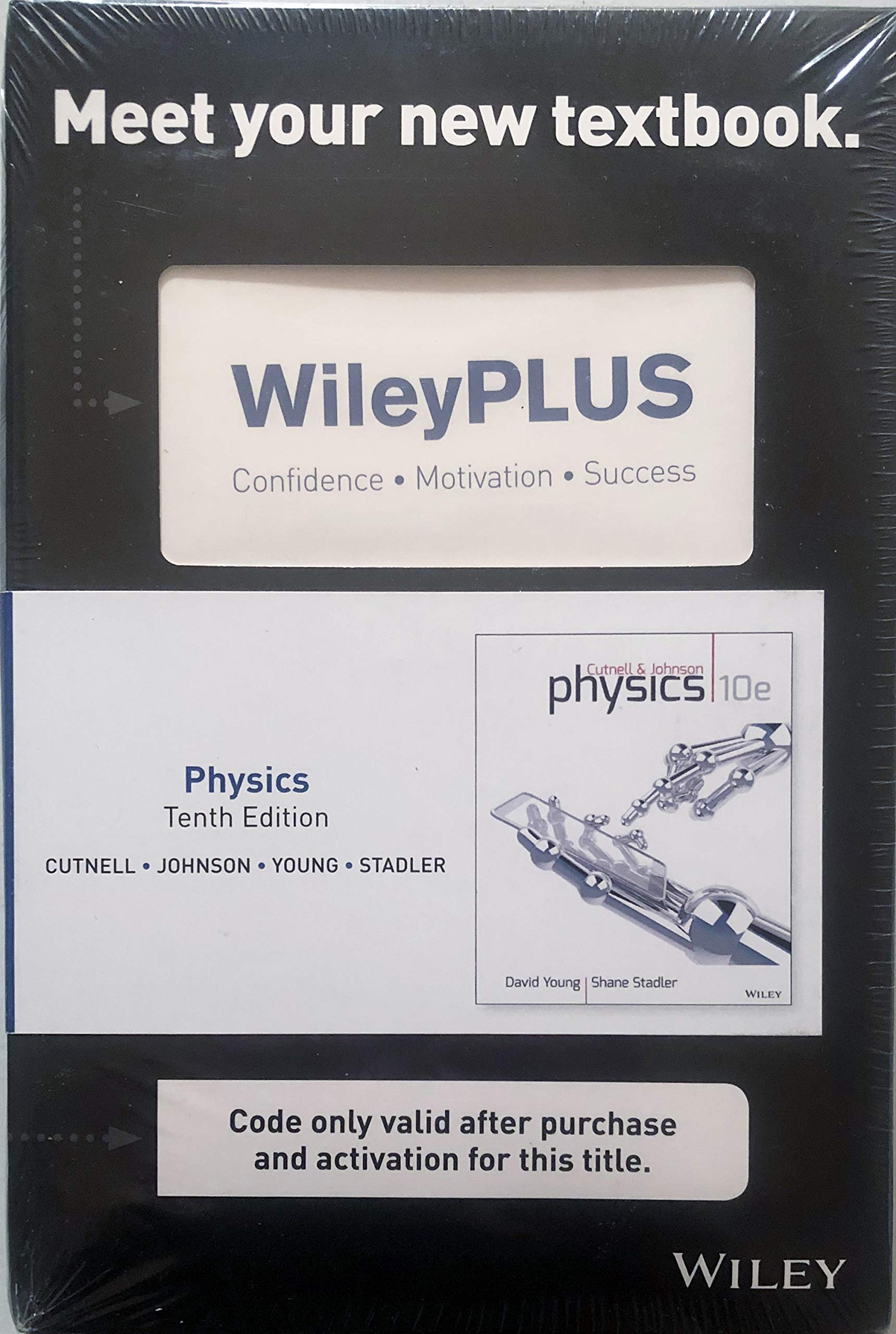 physics tenth edition wileyplus student package 1st edition cutnell, john d. 1118981383, 9781118981382