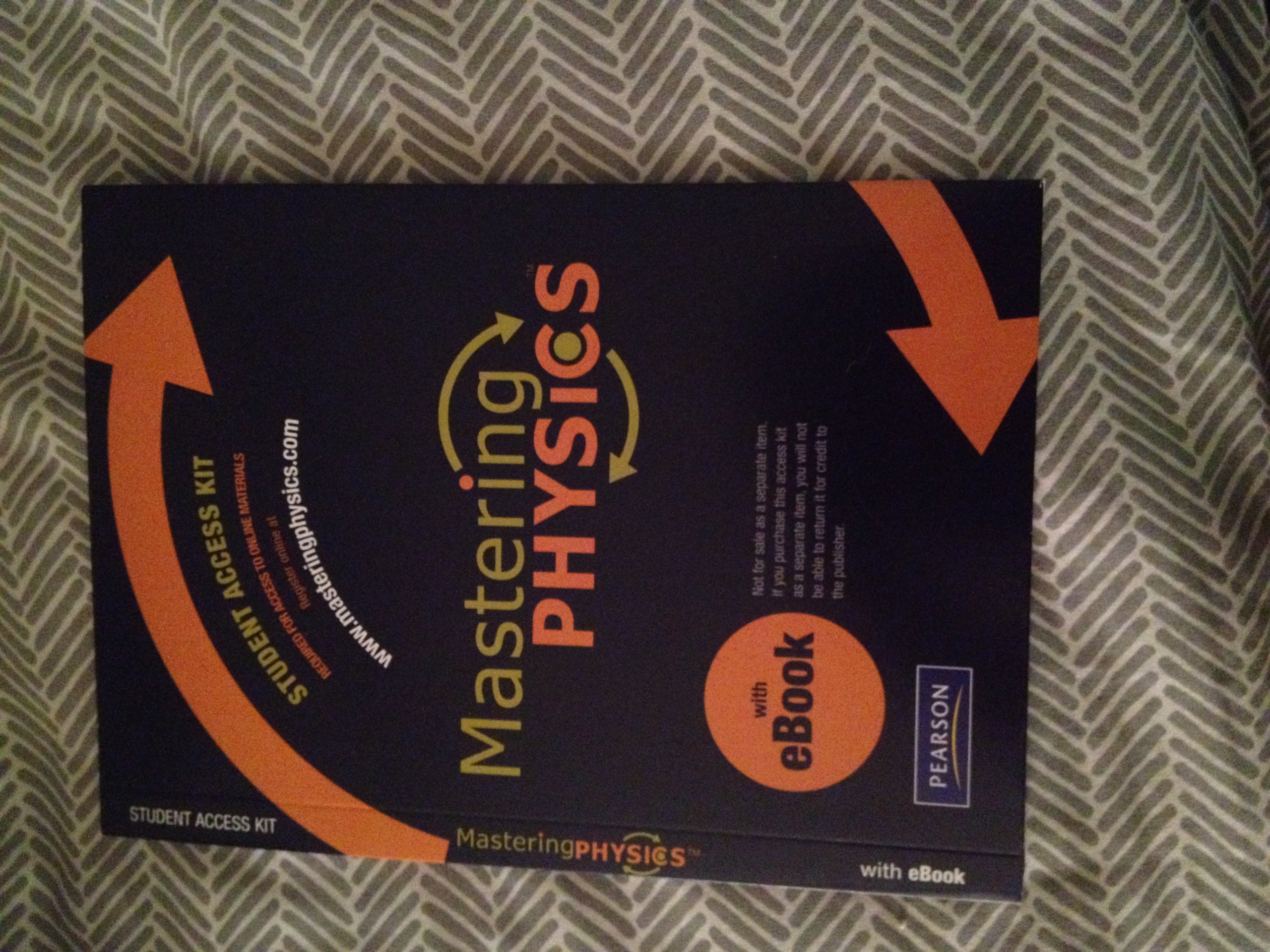 mastering physics with pearson  student access kit student access code edition pearson 0321570111,