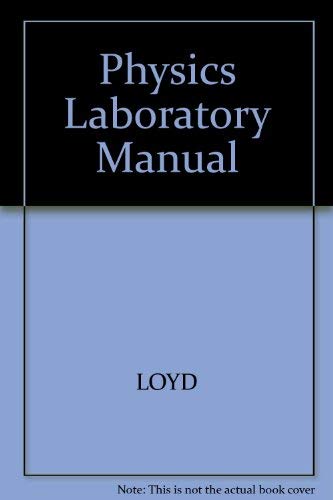 physics laboratory manual 2nd edition loyd 0030251060, 9780030251061