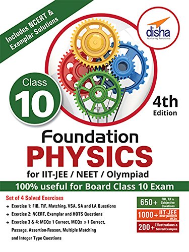 foundation physics for iit jee/neet/olympiad for class 10 disha experts 938632363x, 9789386323637