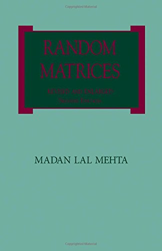 random matrices revised and enlarged 2nd edition lal mehta, madan 0124880517, 9780124880511